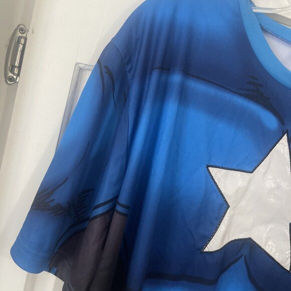 Captain America Marvel Costume Short Sleeve T-Shirt Boys Large / Extra Large - Picture 3 of 13